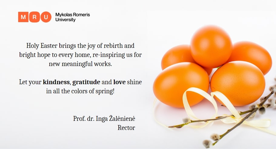 Easter Wishes from the Rectors of Mykolas Romeris University