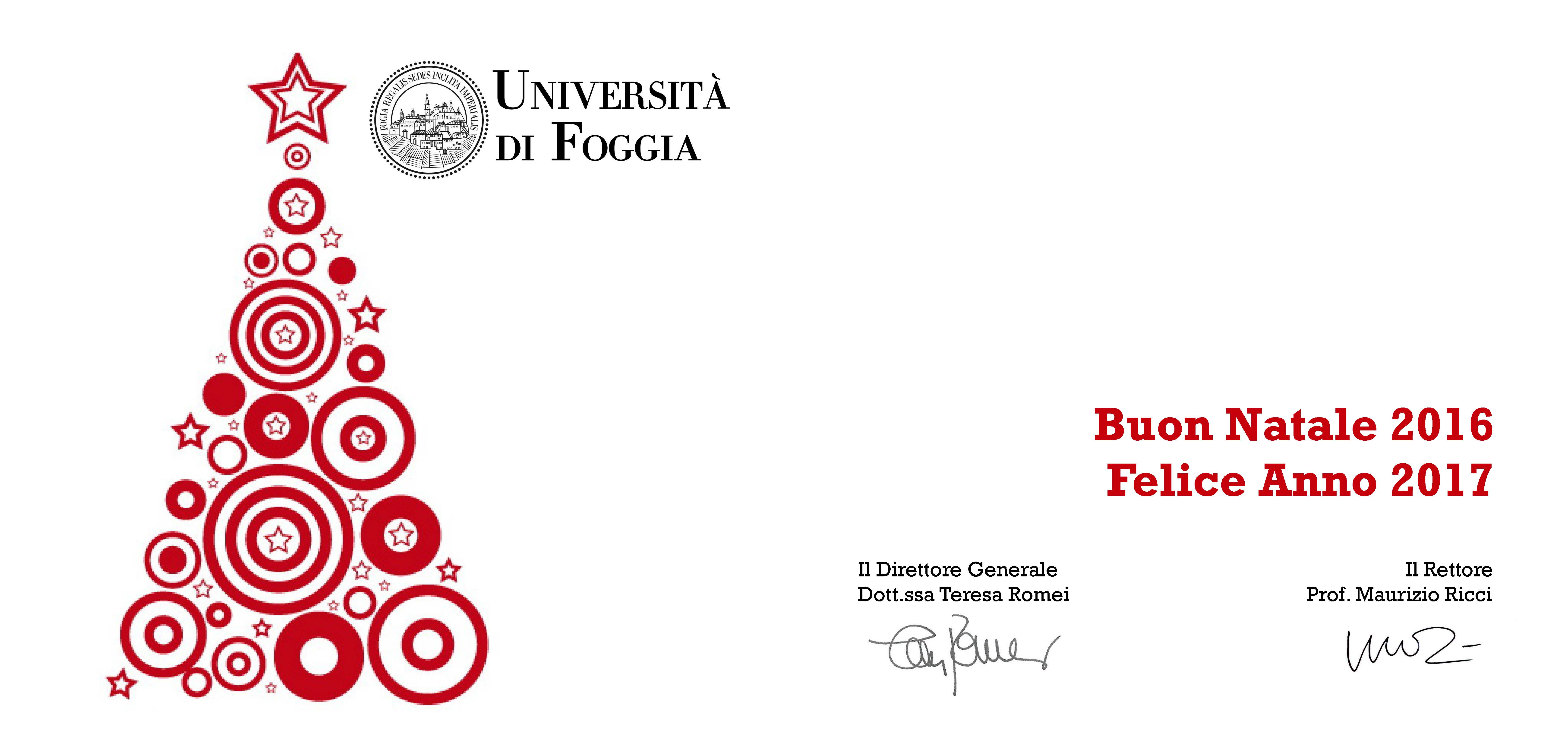 Greetings from University of Foggia