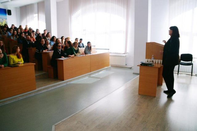 Guest lecture by Katherine Woddell "Implementation of modern world experience teaching foreign languages for specific purposes in higher educational institutions of Ukraine"