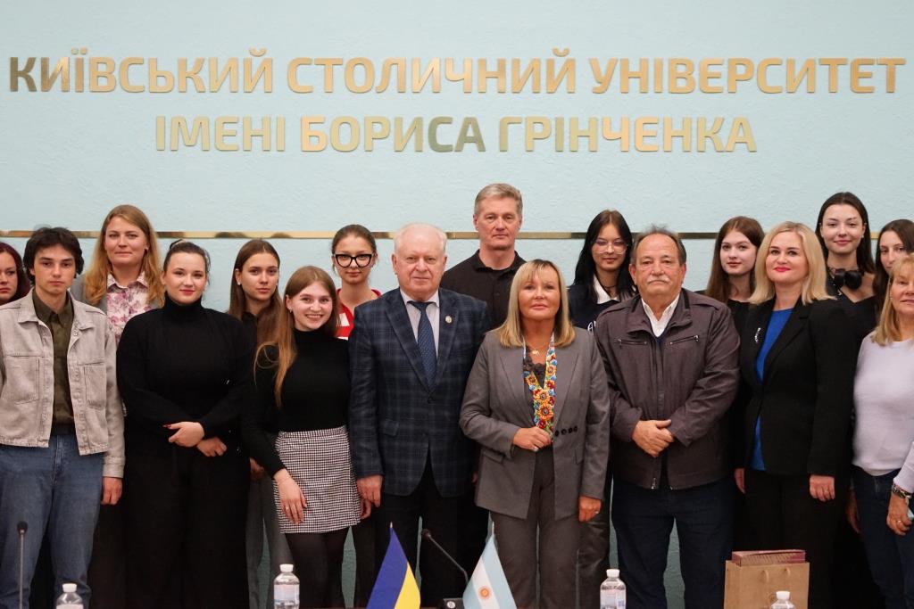 Visit of the Ambassador Extraordinary and Plenipotentiary of Argentine Republic to Ukraine, Ms. Elena Leticia Teresa Mikusinski and journalist, public figure of the Ukrainian diaspora in Argentina, Mr. Jorge Balanda