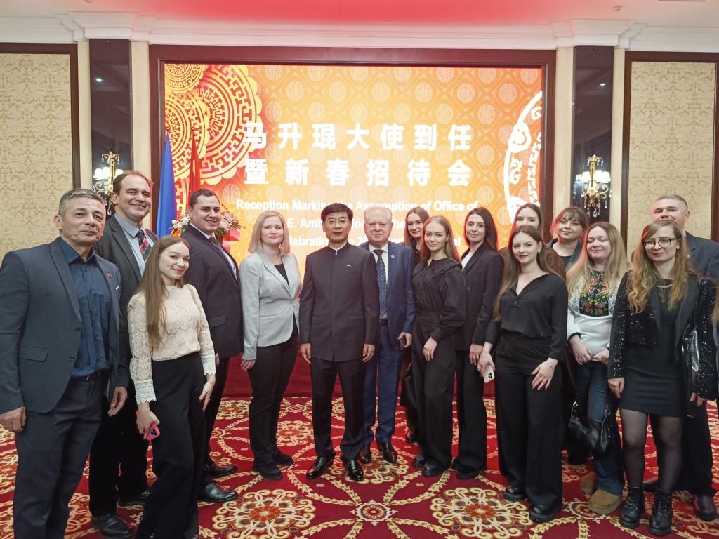 Solemn reception at the Embassy of People's Republic of China in Ukraine