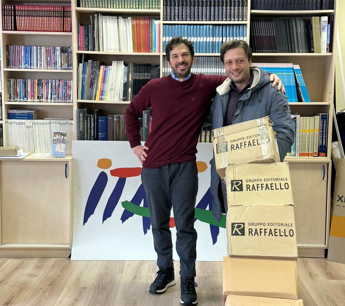 Book support from Italian Cultural Institute in Kyiv and Italian Embassy in Ukraine